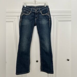 Ariat Turquoise Denim Jeans 27R